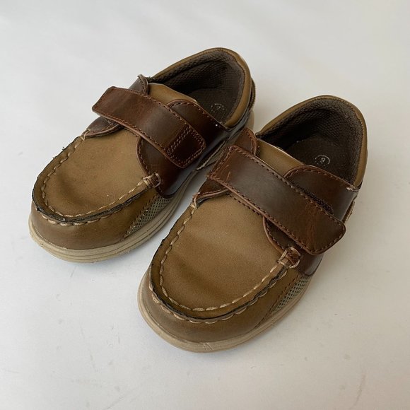 SmartFit Other - SmartFit Boys Toddler Brown Boat Shoes Toddler Size 9